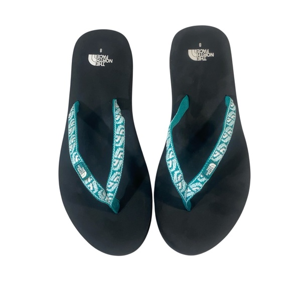 The North Face Shoes - The North Face Turquoise and Black Sandals